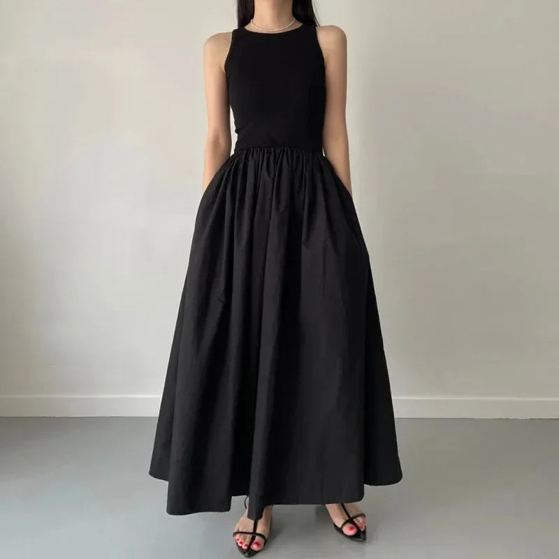 Long black dress