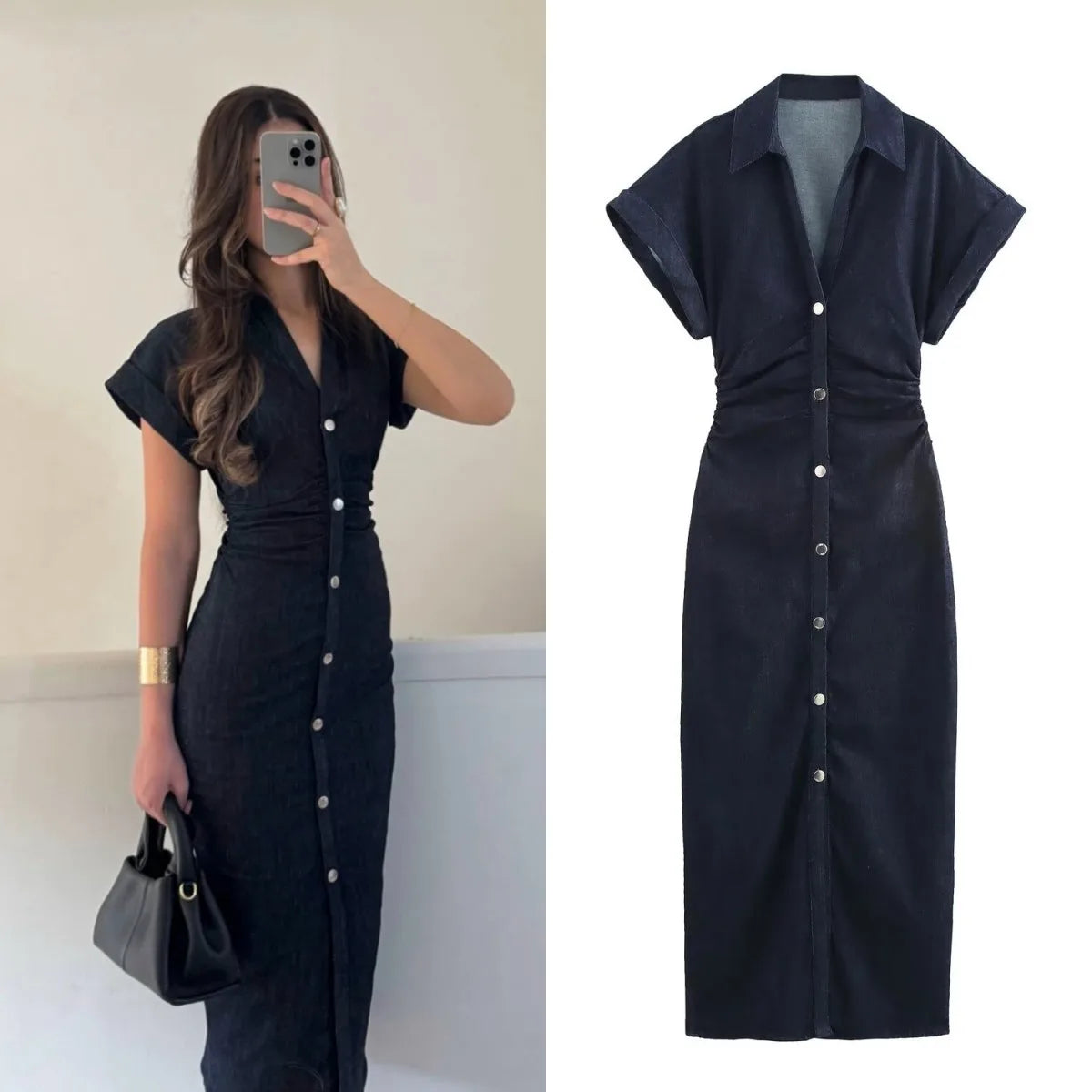 Premium Denim Dress